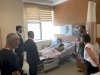 Aktaş hastanedeki vatandaşları ziyaret etti
