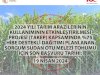Yeniceli üreticilere başvuru duyurusu
