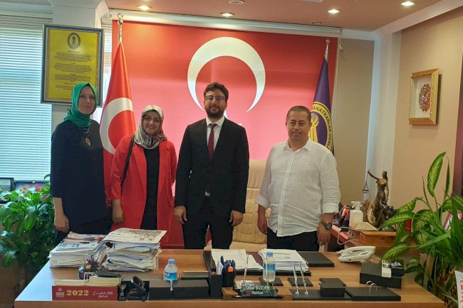 Özcan, misafirlerini ağırladı 