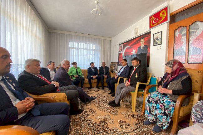 ÇAN’DA ŞEHİT AİLESİNE DESTEK 