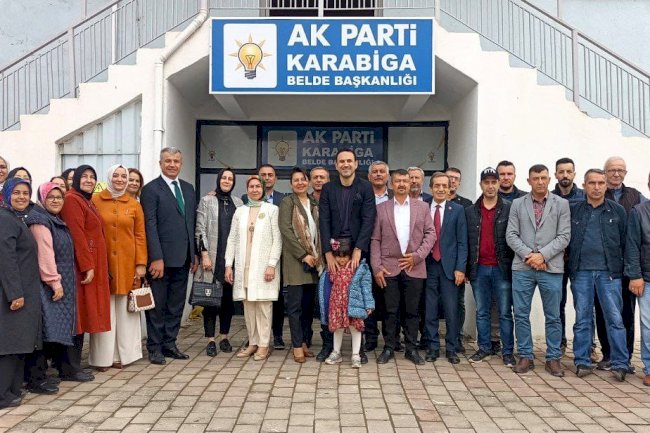 AK Parti heyeti Karabiga’daydı