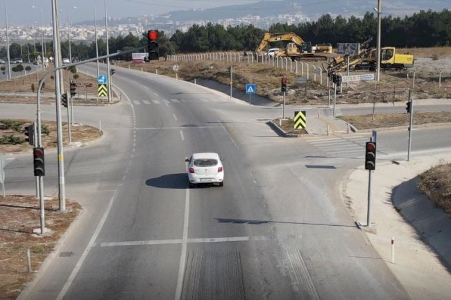 Drone destekli kırmızı ışık ihlali denetimi (09.10.2022)