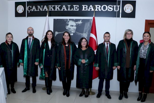 Çanakkale Barosu’nda ruhsat töreni