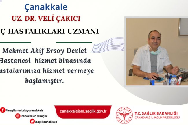 Hastanede göreve başladı  (07.12.2022)