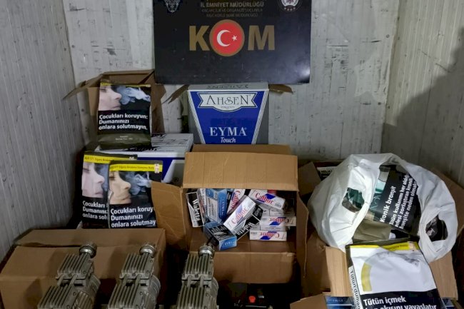 Çanakkale’de kaçak sigara operasyonu 