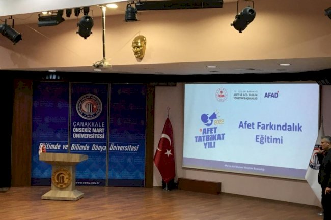 Yenice MYO Afet Farkındalık Eğitimine Katıldı
