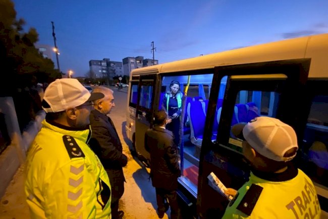 Vali Aktaş okul servislerini denetledi