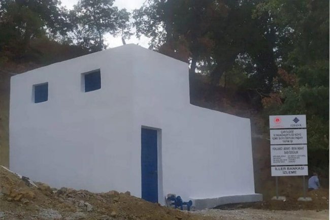Bir köye daha içme suyu deposu