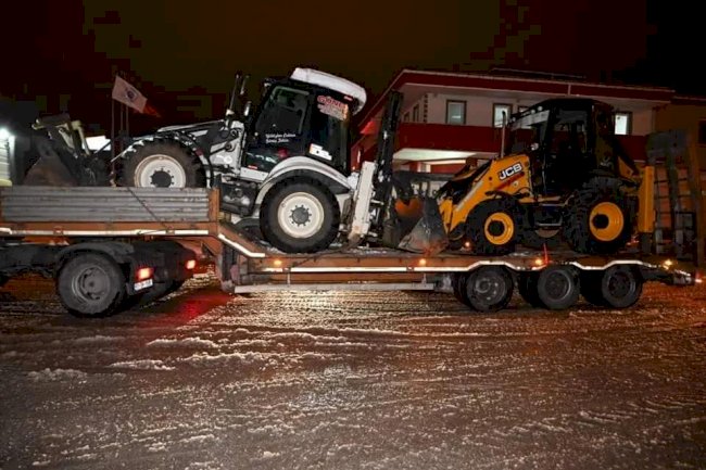 Biga’dan deprem bölgesine destek