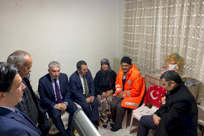 Vali Aktaş’tan taziye ziyareti