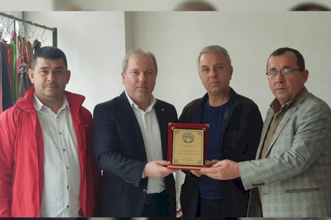 TİCARET BORSASI’NDAN TEŞEKKÜR PLAKETİ 