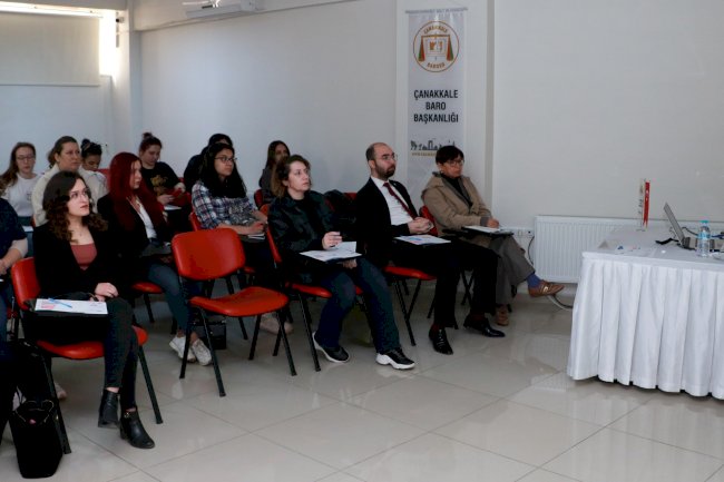 ÇANAKKALE BAROSU’NDAN EĞİTİM SEMİNERİ 