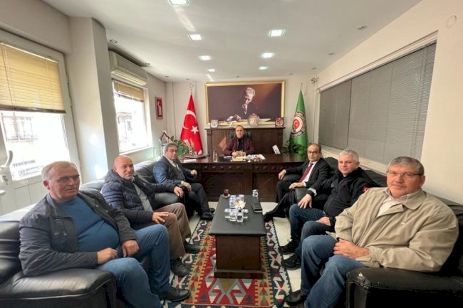 KARADAĞ’DAN ÜNVER’E NEZAKET ZİYARETİ