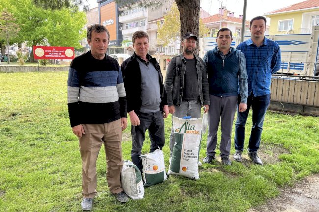Üreticilere Tohum Desteği Sağlandı