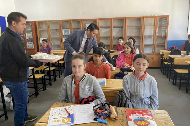 Kaymakam Göktaş, Öğrencileri Ziyaret Etti