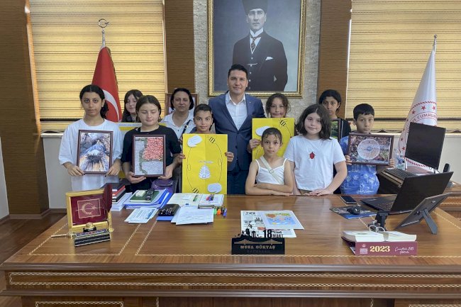 Öğrencilerden Kaymakam Göktaş’a Ziyaret