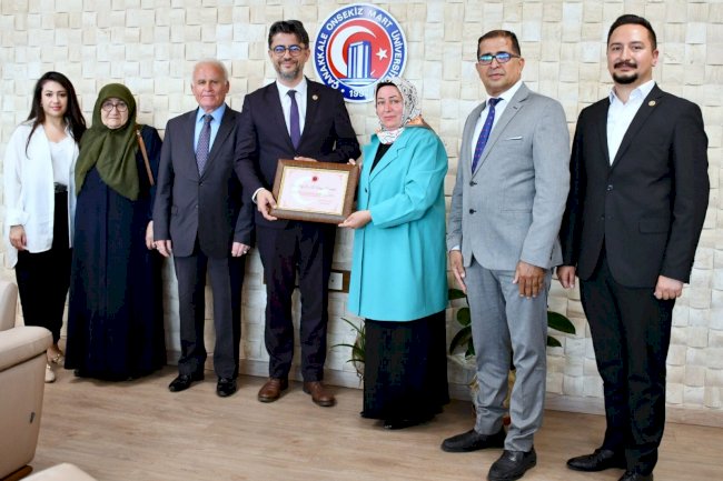 Şehit Aileleri, Rektör Erenoğlu’nu ziyaret etti