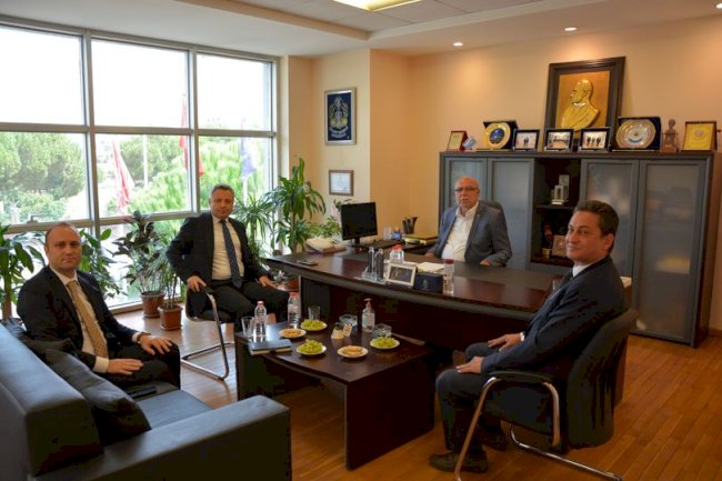 ÇTB Başkanı Abdullah Deniz misafirlerini ağırladı