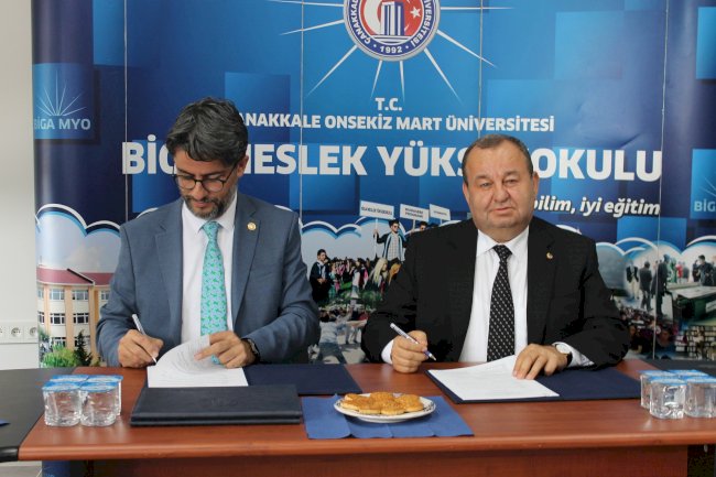 ÇOMÜ VE BİGA TSO ARASINDA PROTOKOL İMZALANDI