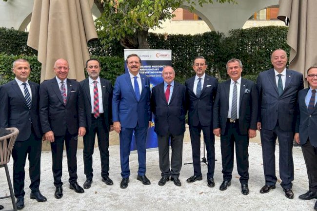 Semizoğlu Avrupa Odalar Birliği Başkanlık Divanı Toplantısına katıldı