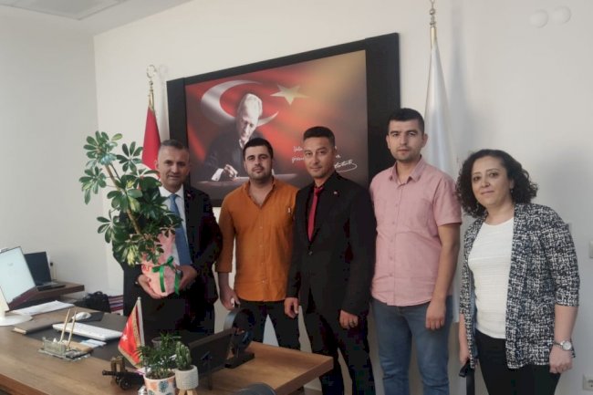 İlçe Milli Eğitim Müdürüne Ziyaret