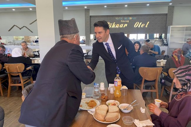 Gaziler yemekte buluştu
