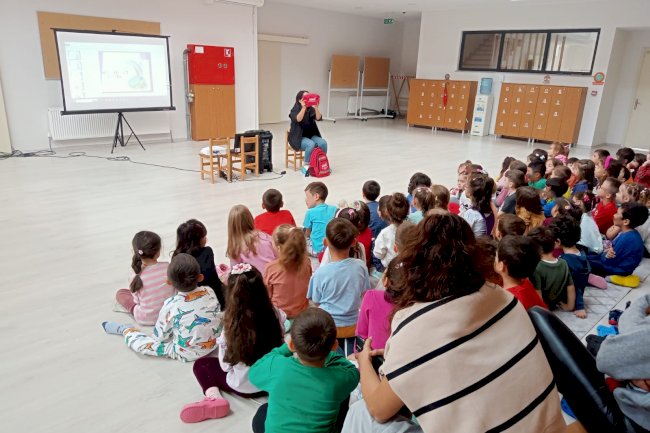 Atam Kreşinde afet eğitimi verildi