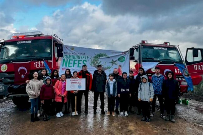 “Geleceğe Nefes, Cumhuriyete Nefes” Sloganıyla Fidan Dikimi
