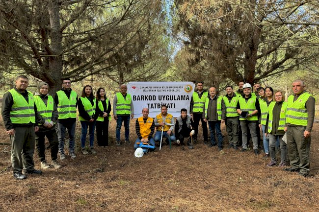 Üretim sahasında barkod eğitimi