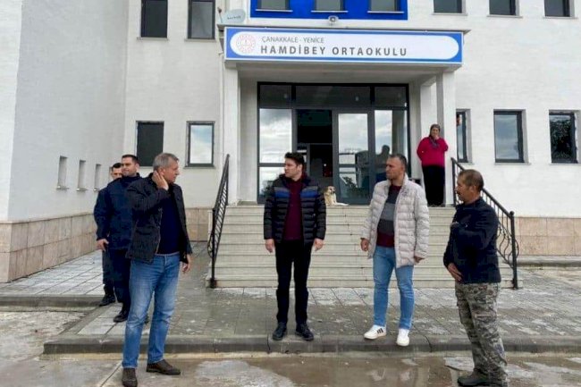 Kaymakam Göktaş, Hamdibey Ortaokulunda İncelemelerde Bulundu