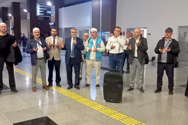 177 kişilik kafile kutsal topraklara uğurlandı