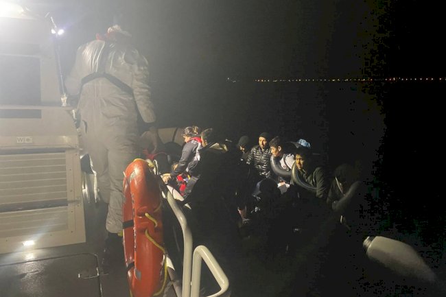 Sahil Güvenlikten kaçak göçmen operasyonu