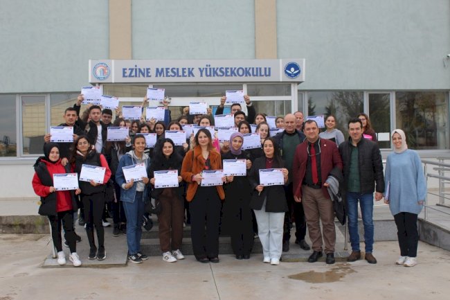 Sertifikalarına kavuştular