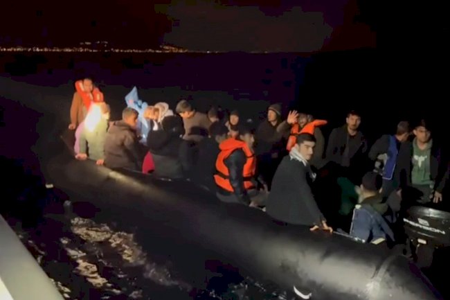 Ayvacık’ta göçmen operasyonu