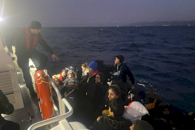 Ayvacık’ta göçmen operasyonu