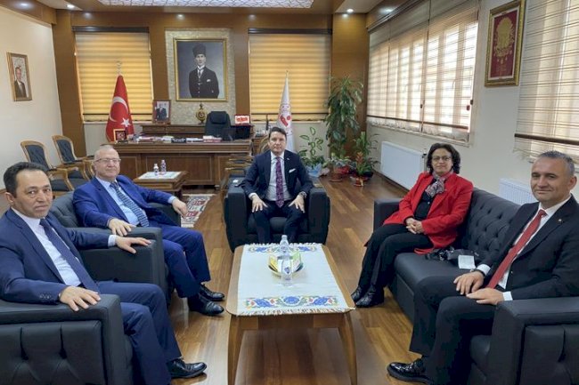 Kaymakam Göktaş’a Makamında Ziyaret