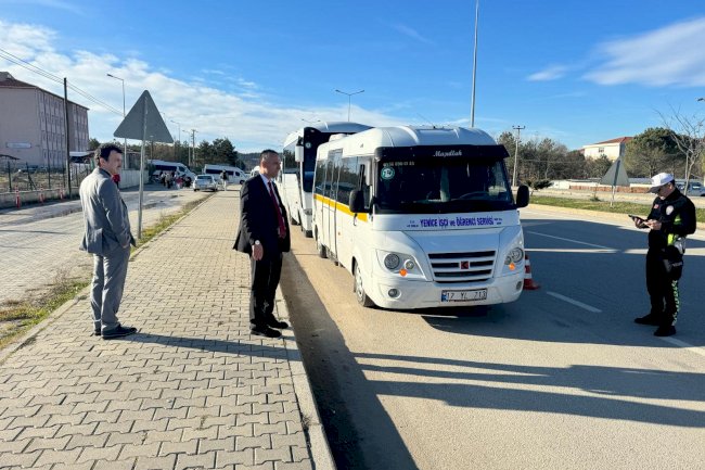 Taşımalı Eğitim Servis Araçları Denetlendi