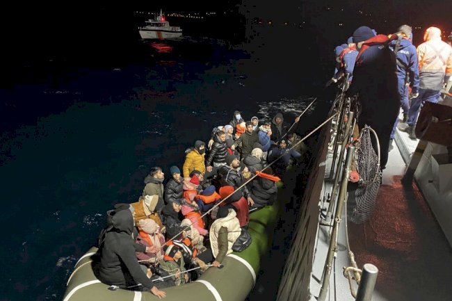 Ayvacık’ta göçmen operasyonu