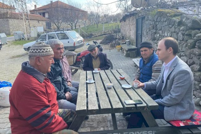 Kaymakam Sak köylerde talepleri dinliyor