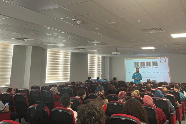 Çan Devlet Hastanesi’nde eğitim verildi