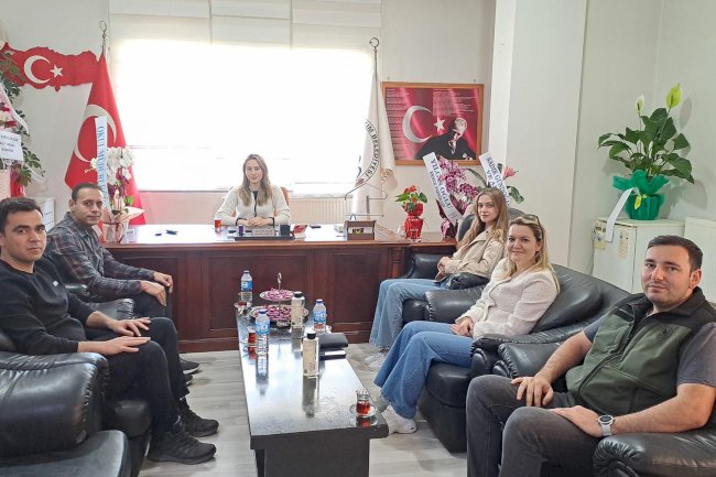 Orman İşletme Müdürlüğü’nden Başkan Çelik’e ziyaret