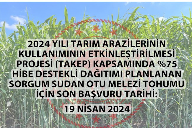 Yeniceli üreticilere başvuru duyurusu