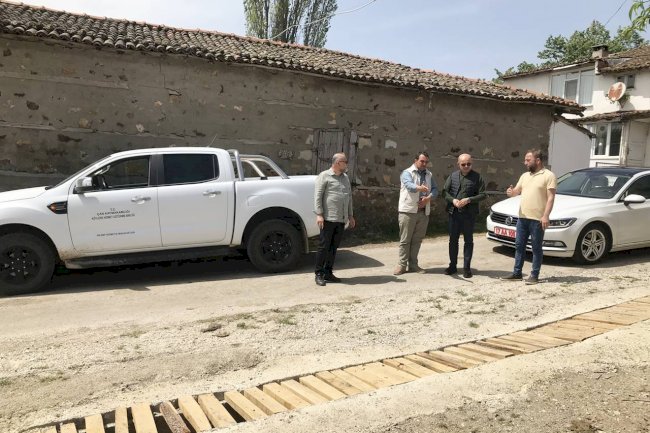 Çan Kaymakamı köylerde incelemelerde bulundu