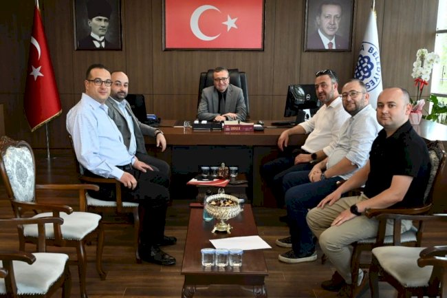 Başkan Şen konuklarını ağırladı