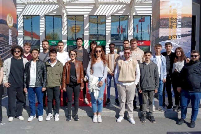 Çan MYO öğrencileri  fuarı gezdi