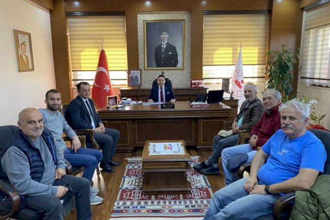 Kaymakam Göktaş’a Makamında Ziyaret