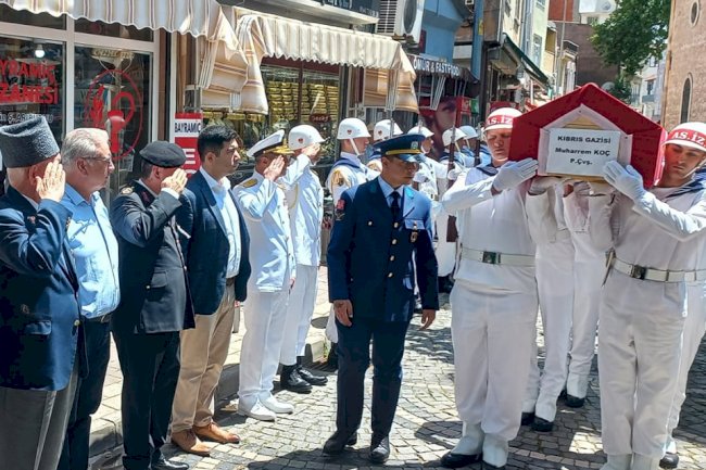 Kıbrıs gazisi Bayramiç’te dualarla uğurlandı