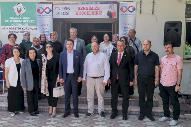 Yenice Halk Eğitimi Merkezi'nin Sene Sonu Sergisi Düzenlendi