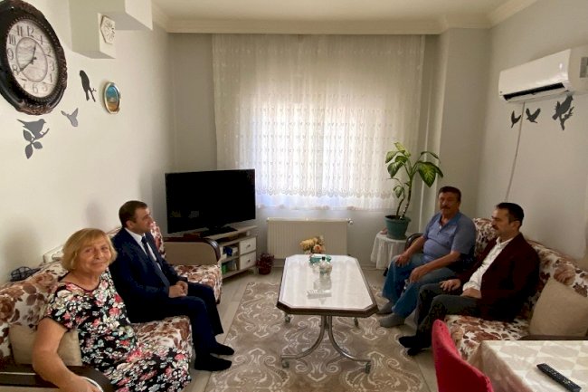 Şehit ailesine bayram ziyareti