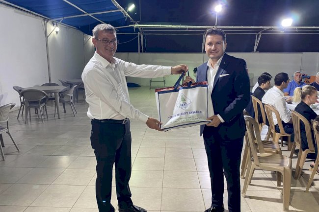 Kaymakam Göktaş’a veda yemeği 